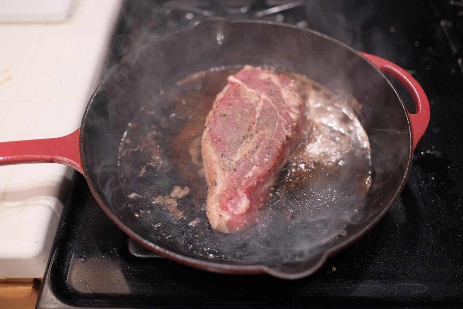 Searing Steak in Cast Iron Without Smoking Out the Kitchen