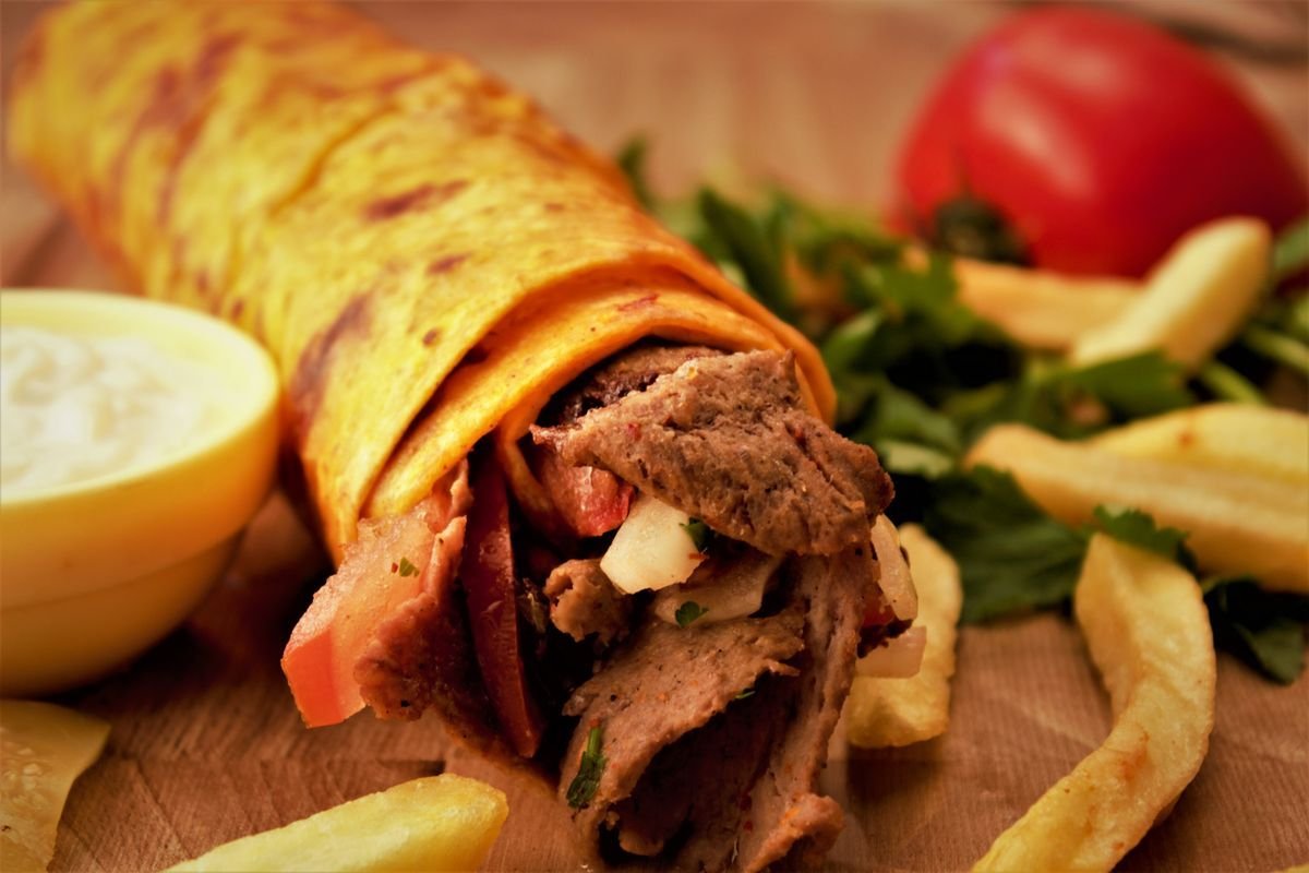 Beef Doner Kebab Wrap