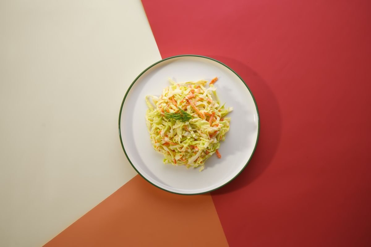 Carolina Vinegar Slaw With Carrots