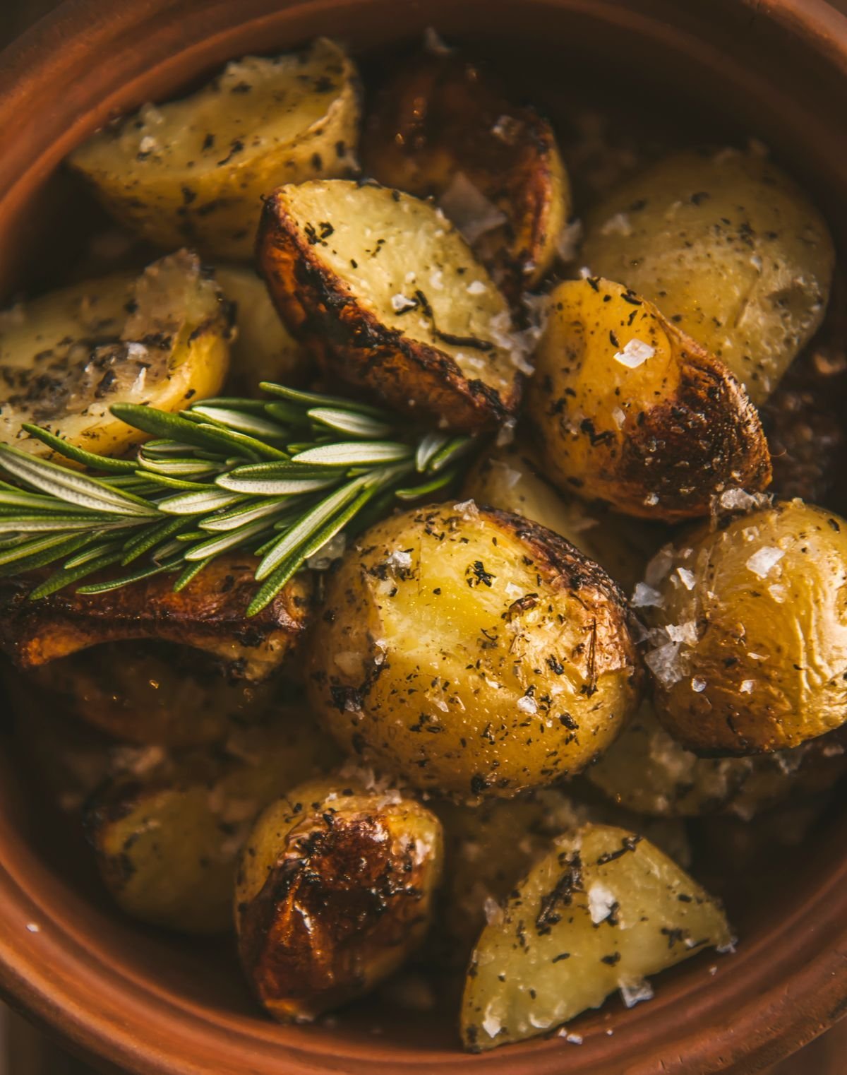 Clay-Pot Rosemary Garlic Potatoes