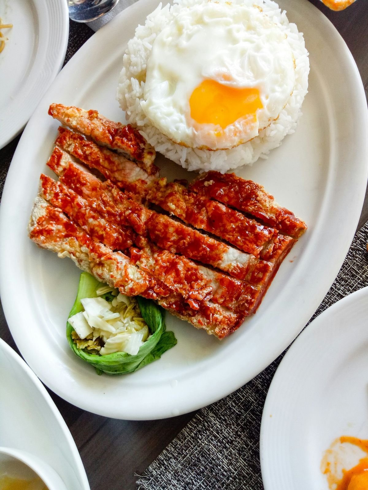 Com Tam Grilled Pork Chop with Fried Egg