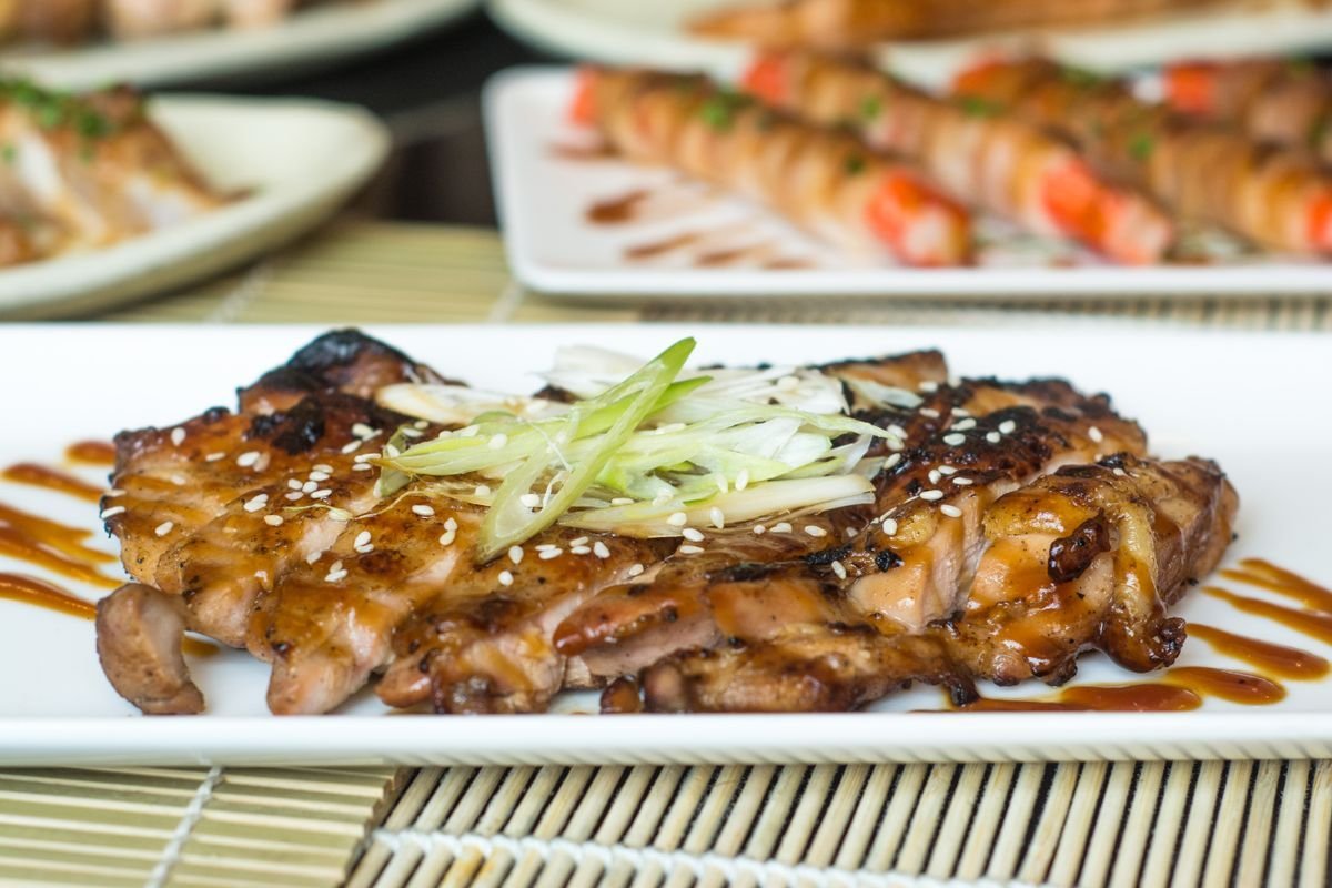 Grilled Chicken Thigh Teriyaki