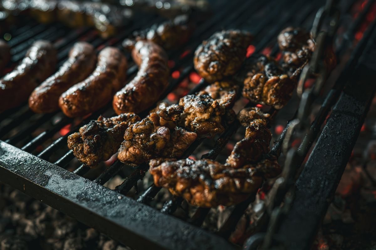 Grilled Chorizo and Crispy Mollejas