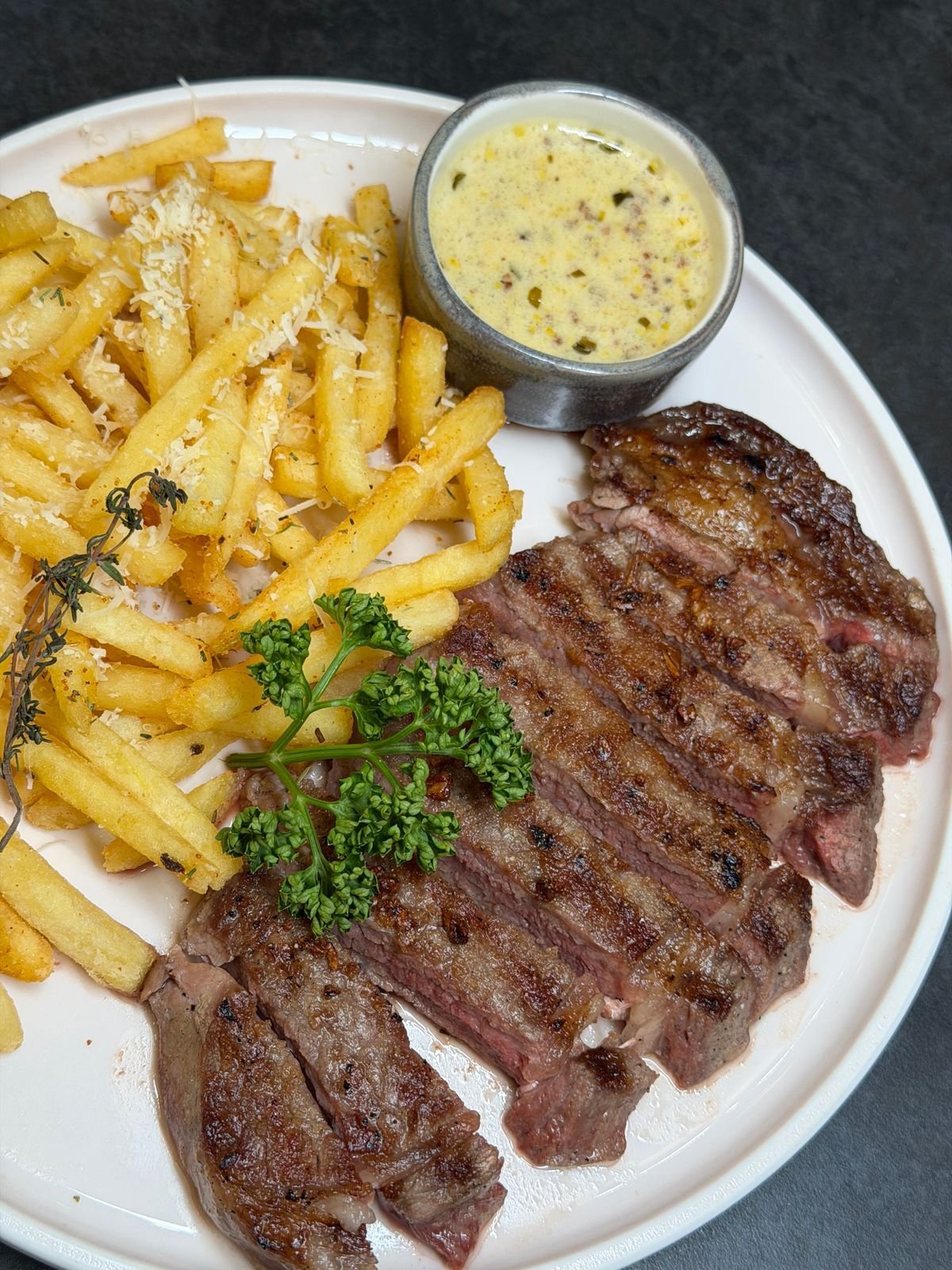 Hanger Steak Frites with Bearnaise