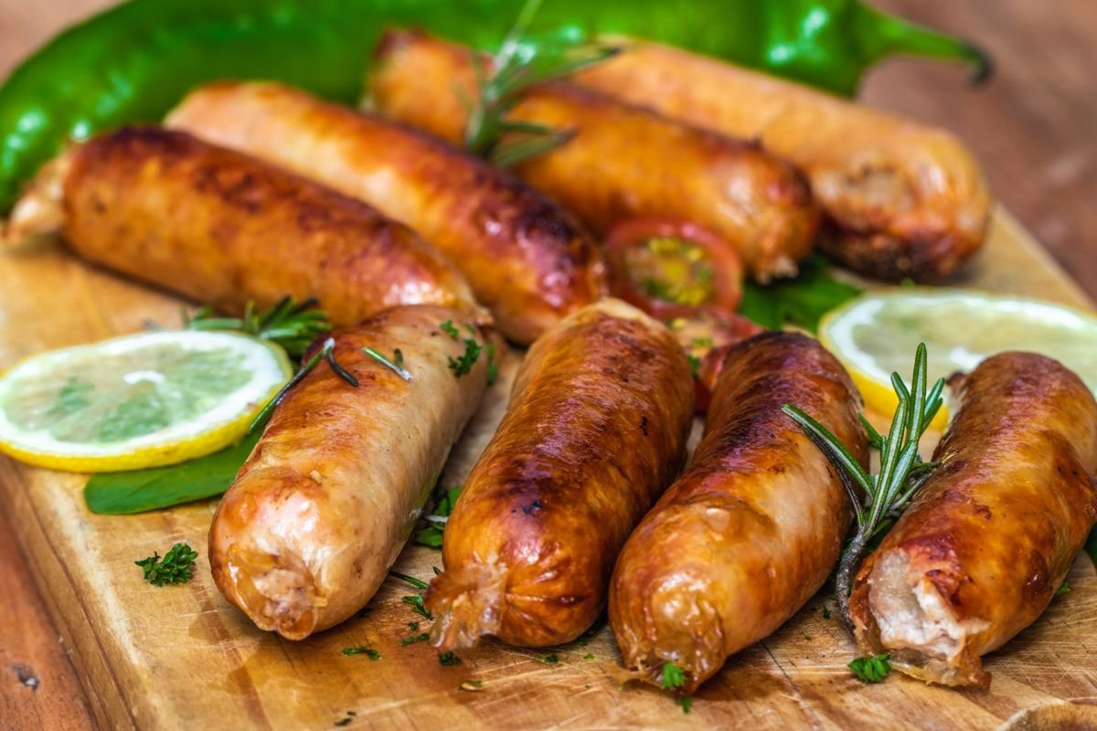 Homemade Garlic and Rosemary Pork Sausages