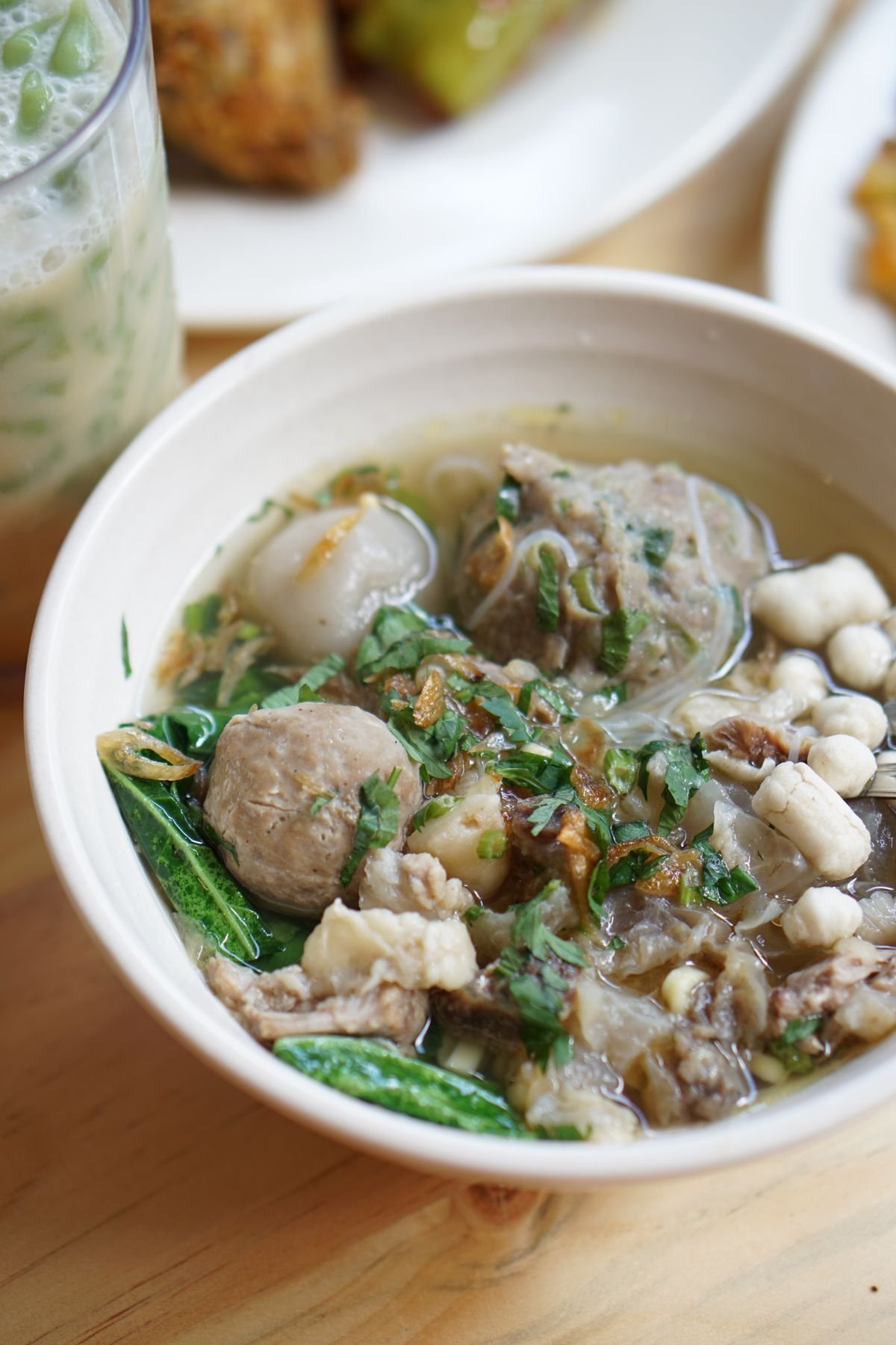 Indonesian Bakso Meatball Soup