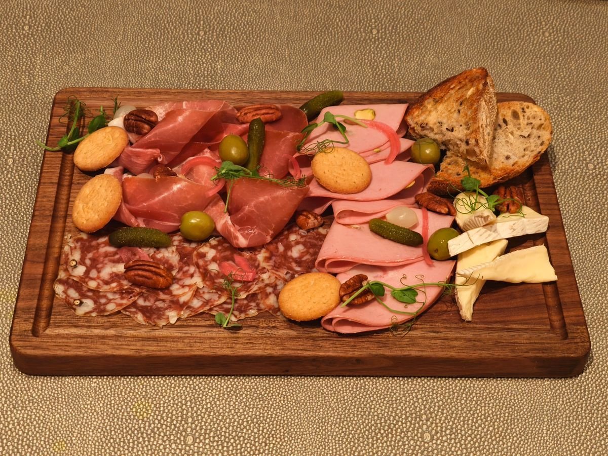 Italian Affettati Board with Garlic Crostini