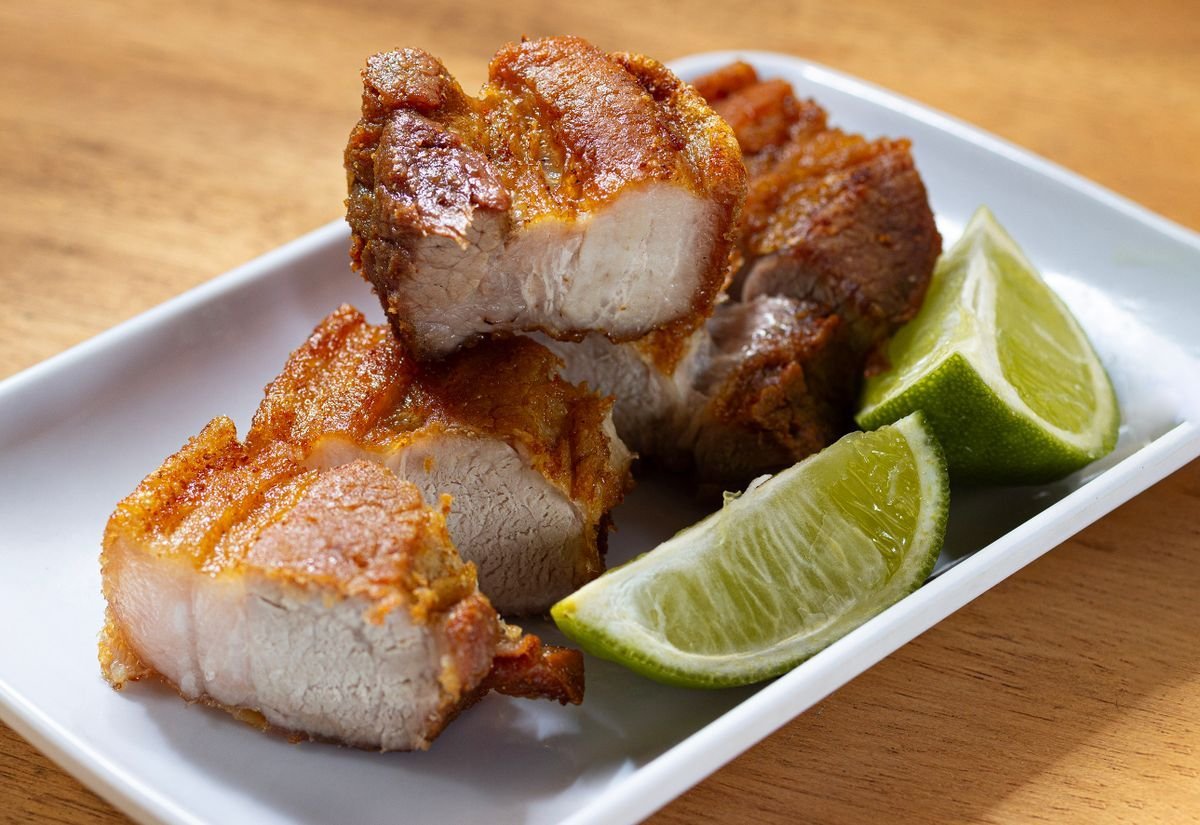Mojo Crispy Pork Belly with Lime