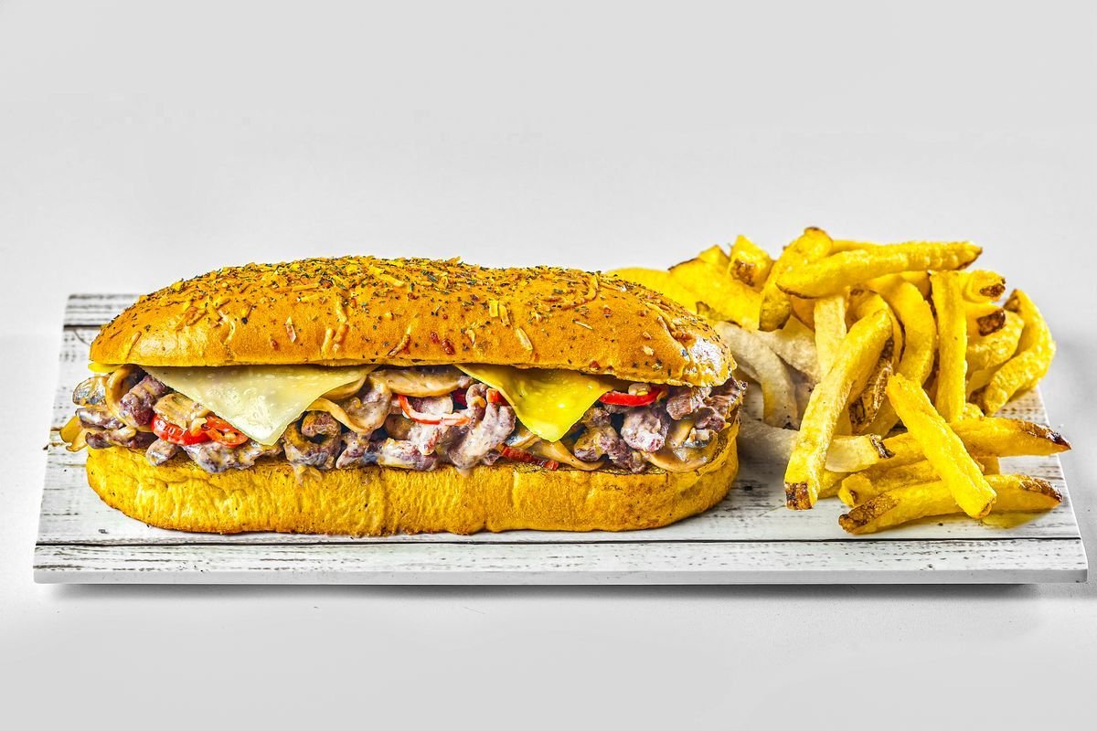 Philly-Style Cheesesteak with Peppers