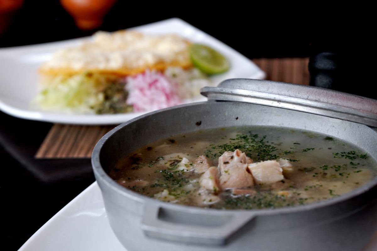 Pozole Blanco with Pork Shoulder