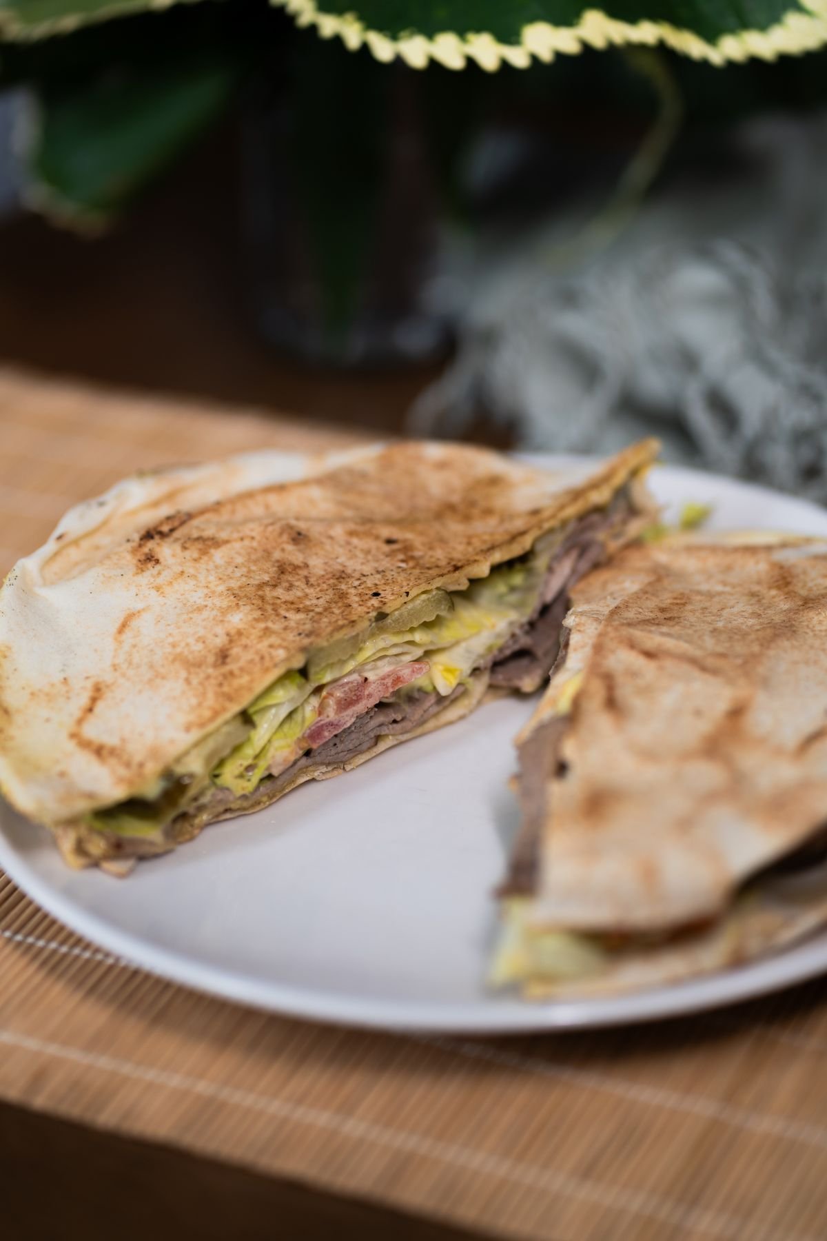 Pressed Pan con Bistec