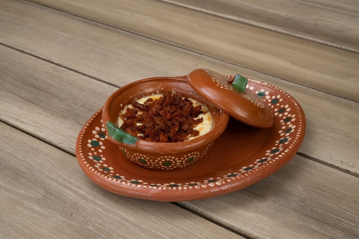 Queso Fundido with Crispy Chorizo