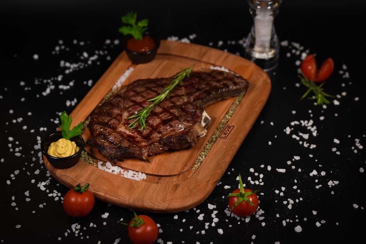 Rosemary Oil Grilled Ribeye with Dijon