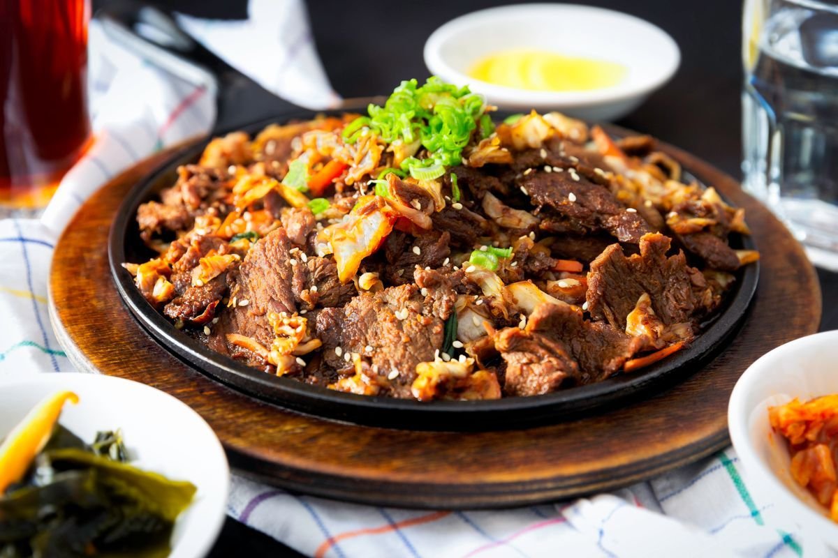 Sizzling Beef Bulgogi with Banchan