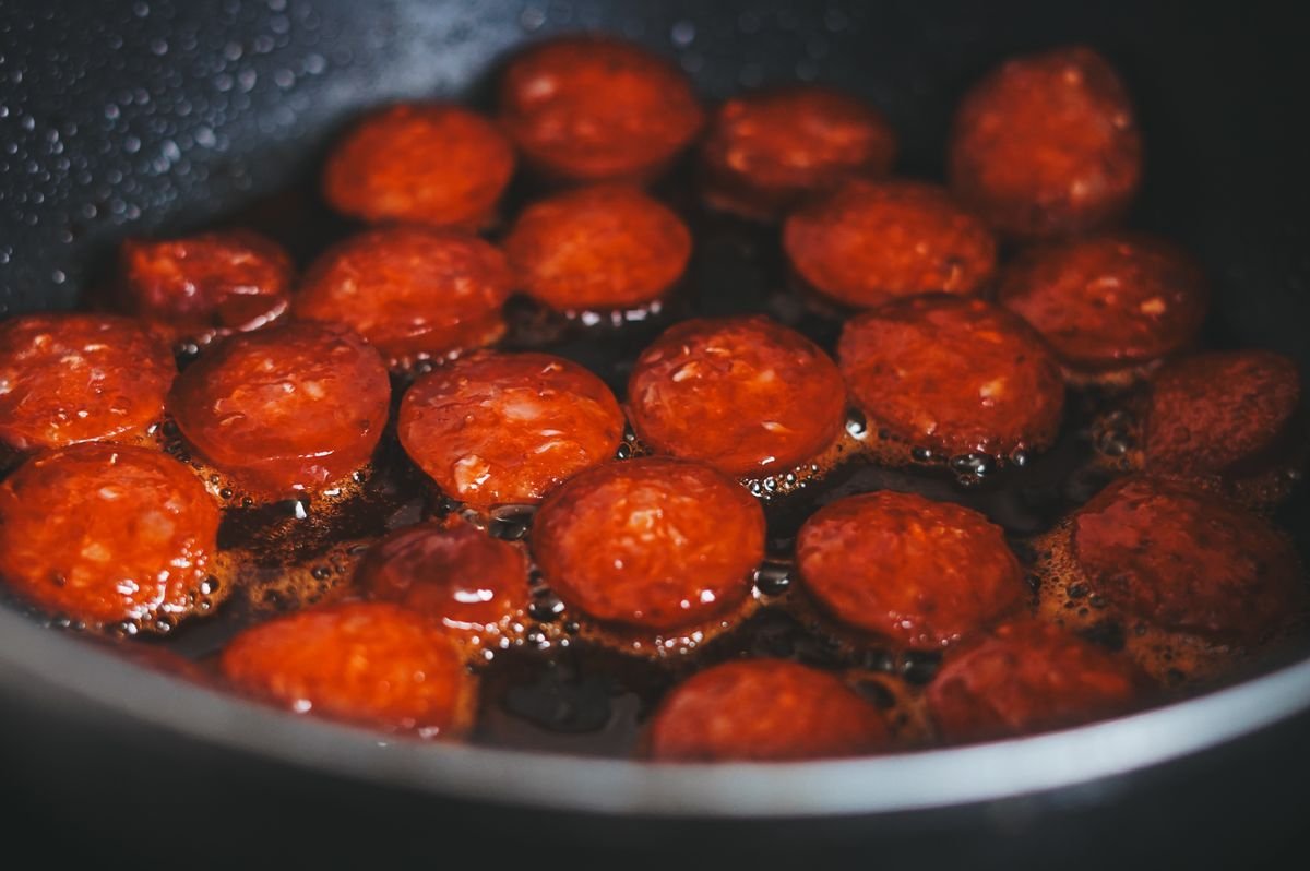 Sizzling Chorizo Coins with Sherry and Garlic
