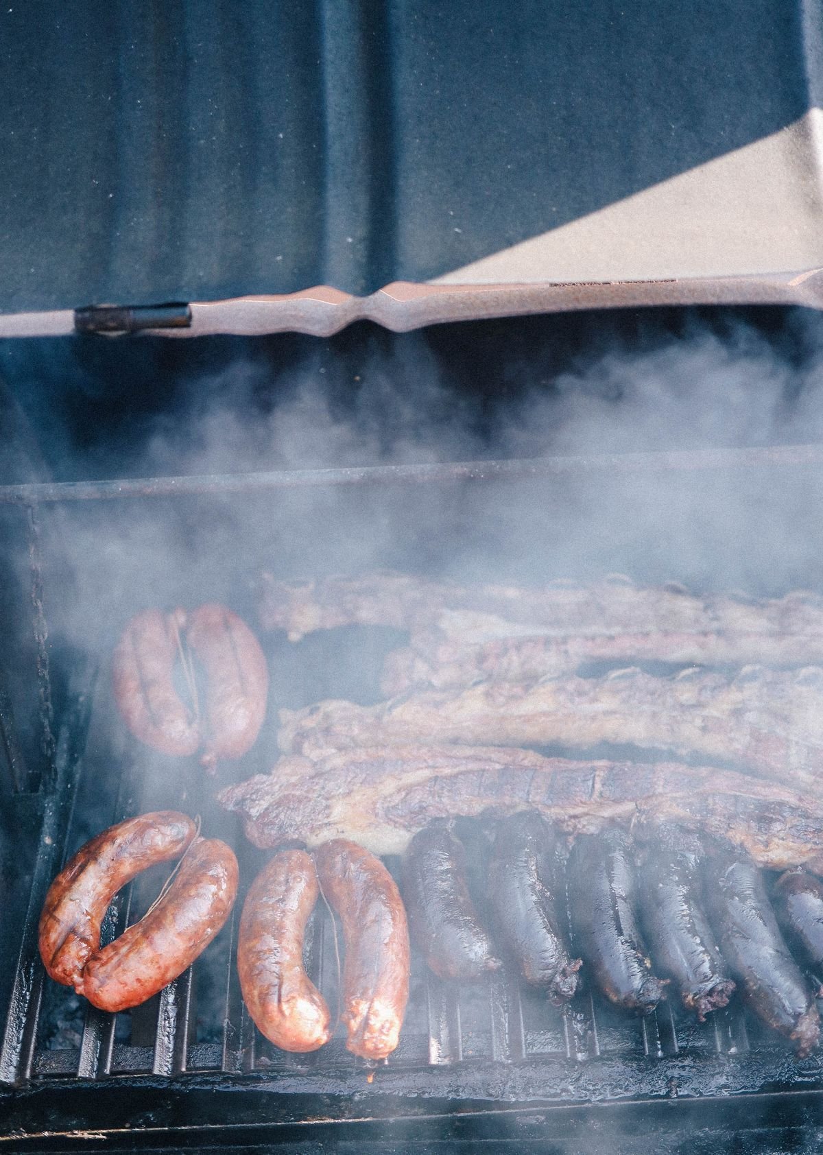 Smokehouse Hot Links with Pork Rib Strips