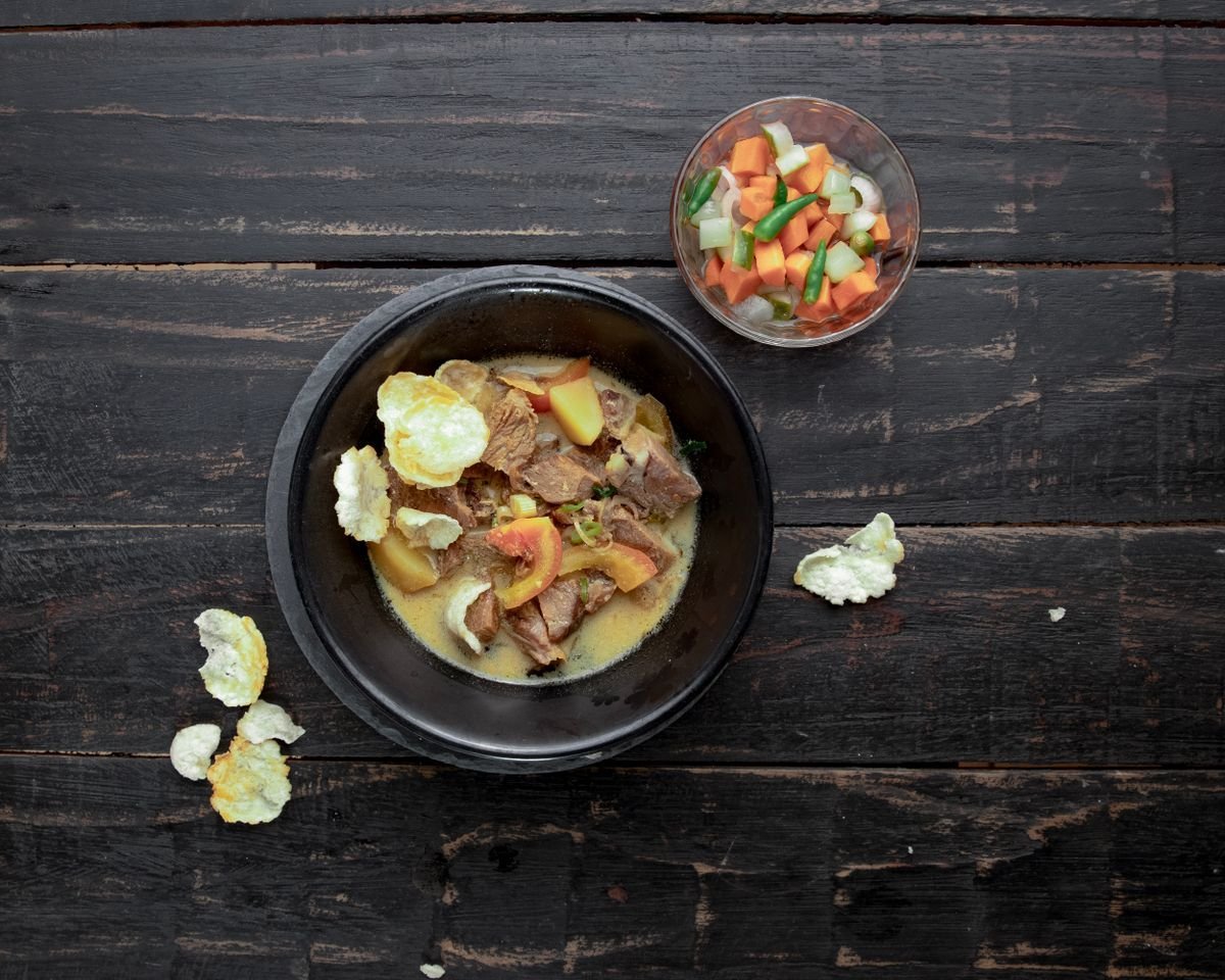 Soto Betawi Beef and Coconut Soup