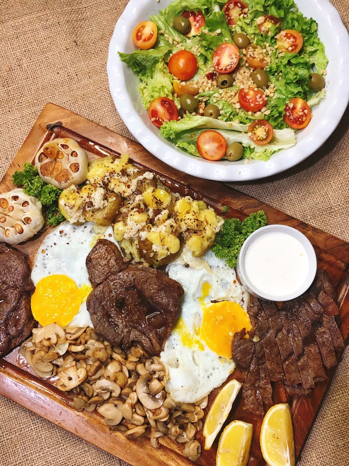 Steak and Eggs Brunch Board