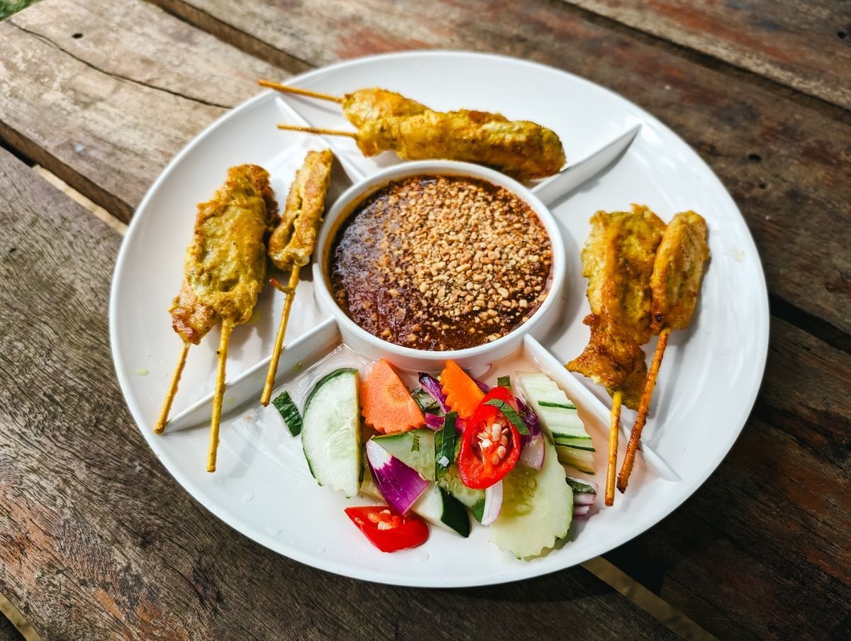 Thai Chicken Satay with Peanut Sauce