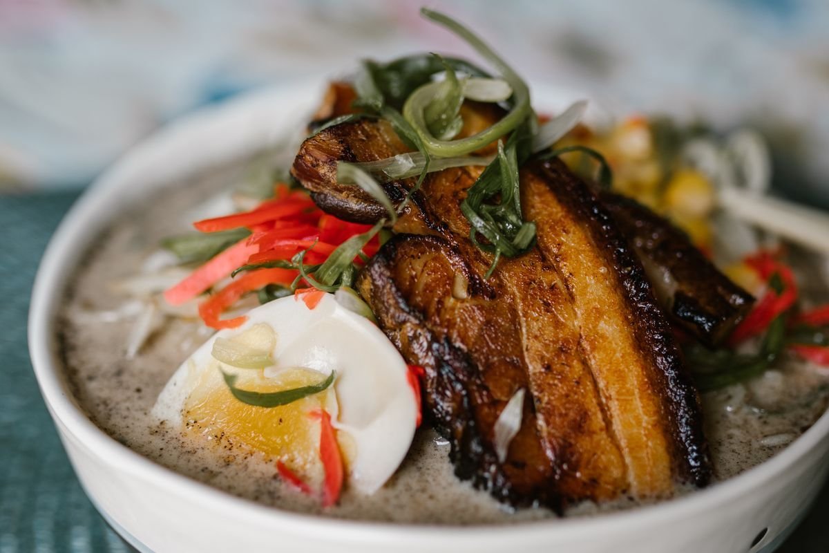 Tonkotsu Ramen with Torched Pork Belly