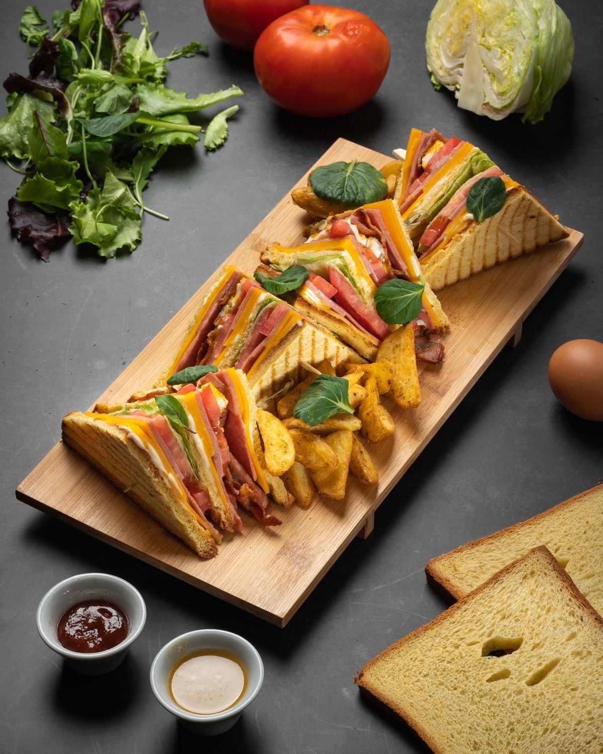 Triple-Decker Club Sandwich